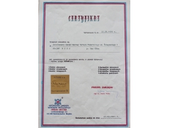 Certyfikat do prowadzenia serwisu w zakresie konserwacji